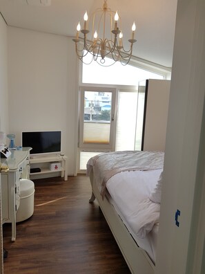 Casa Luxury, 2 camere da letto, non fumatori, vista mare | 2 camere, biancheria da letto di alta qualità, copriletto in piuma