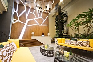 Zona de estar del vestíbulo