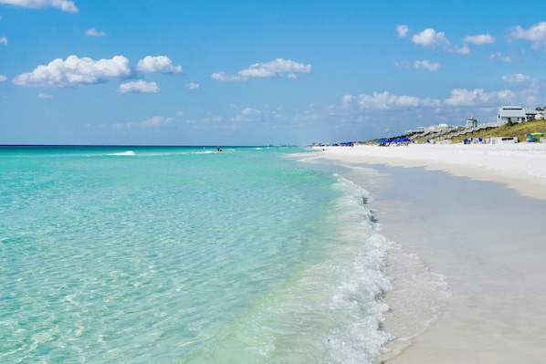 Beach nearby, beach towels
