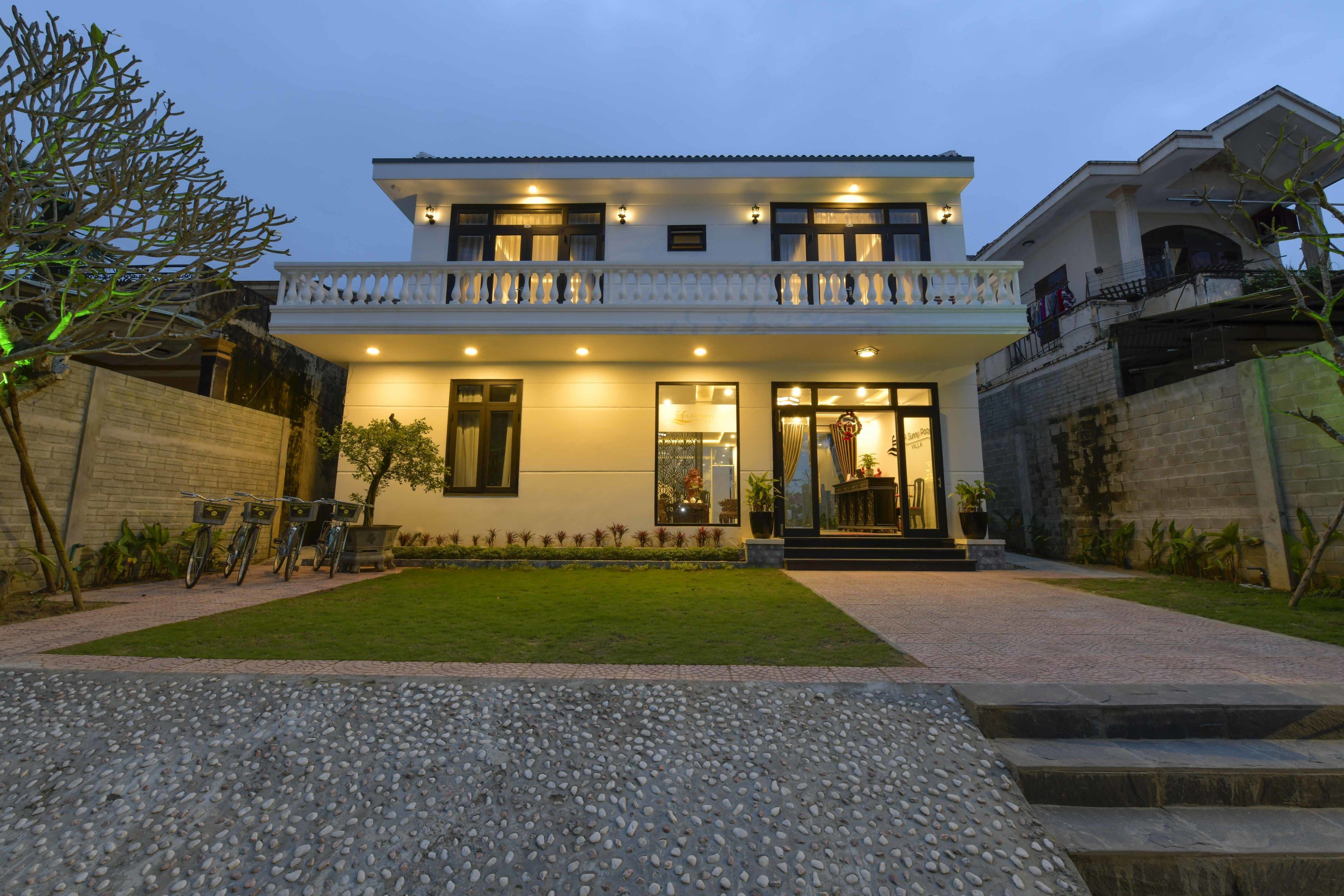 front of property – evening/night