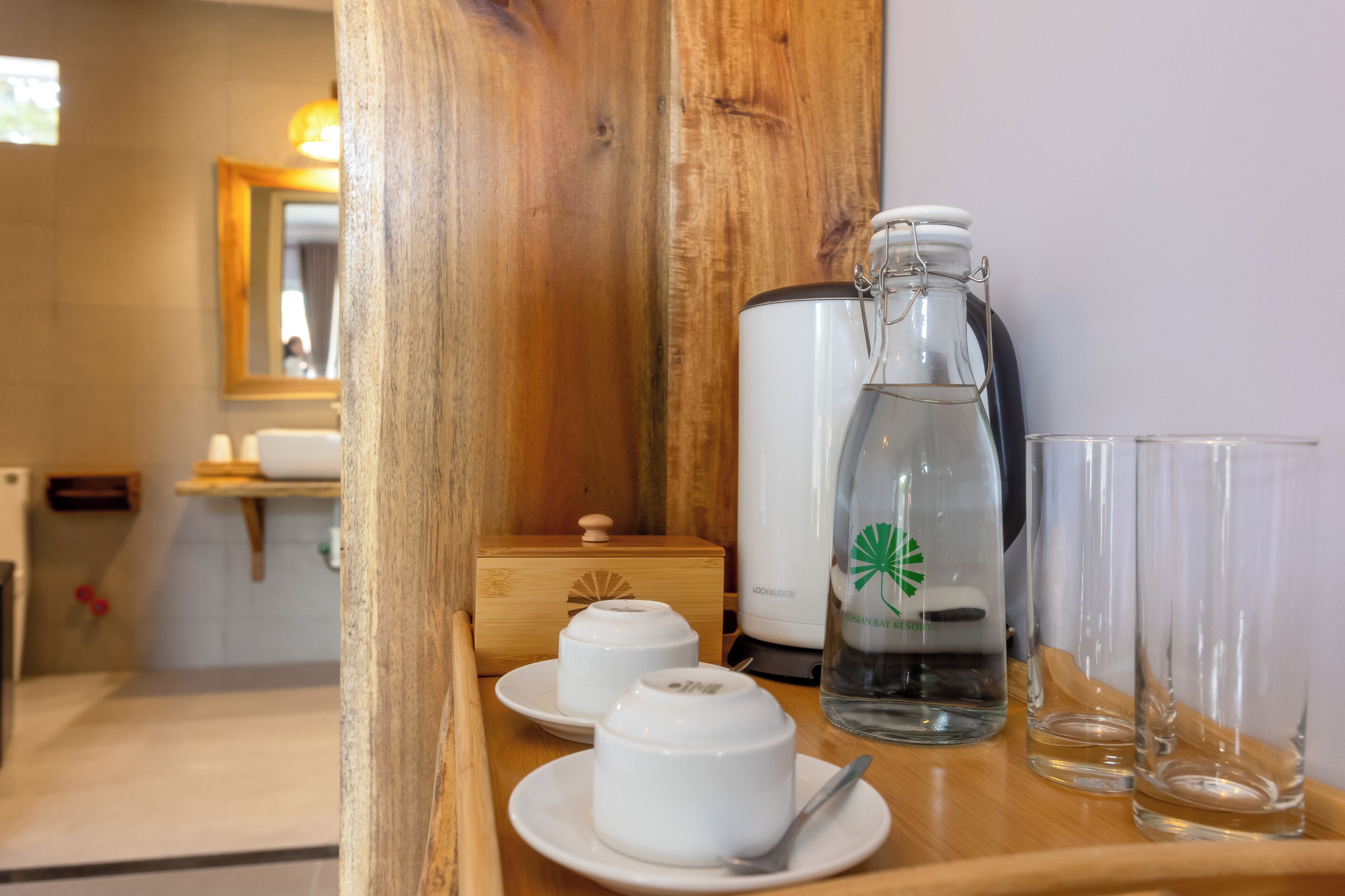 bungalow beachfront | in-room dining