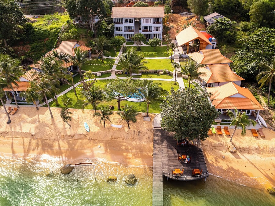 Fassade der Unterkunft