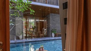Studio, Poolside | View from room - Minh House Boutique (Da Nang)