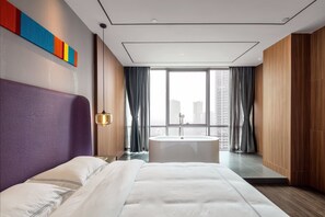 Minibar, desk, blackout curtains, free WiFi