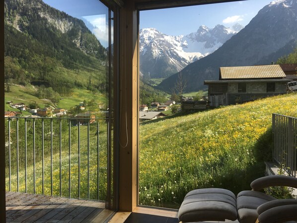 Vue depuis l’hébergement 