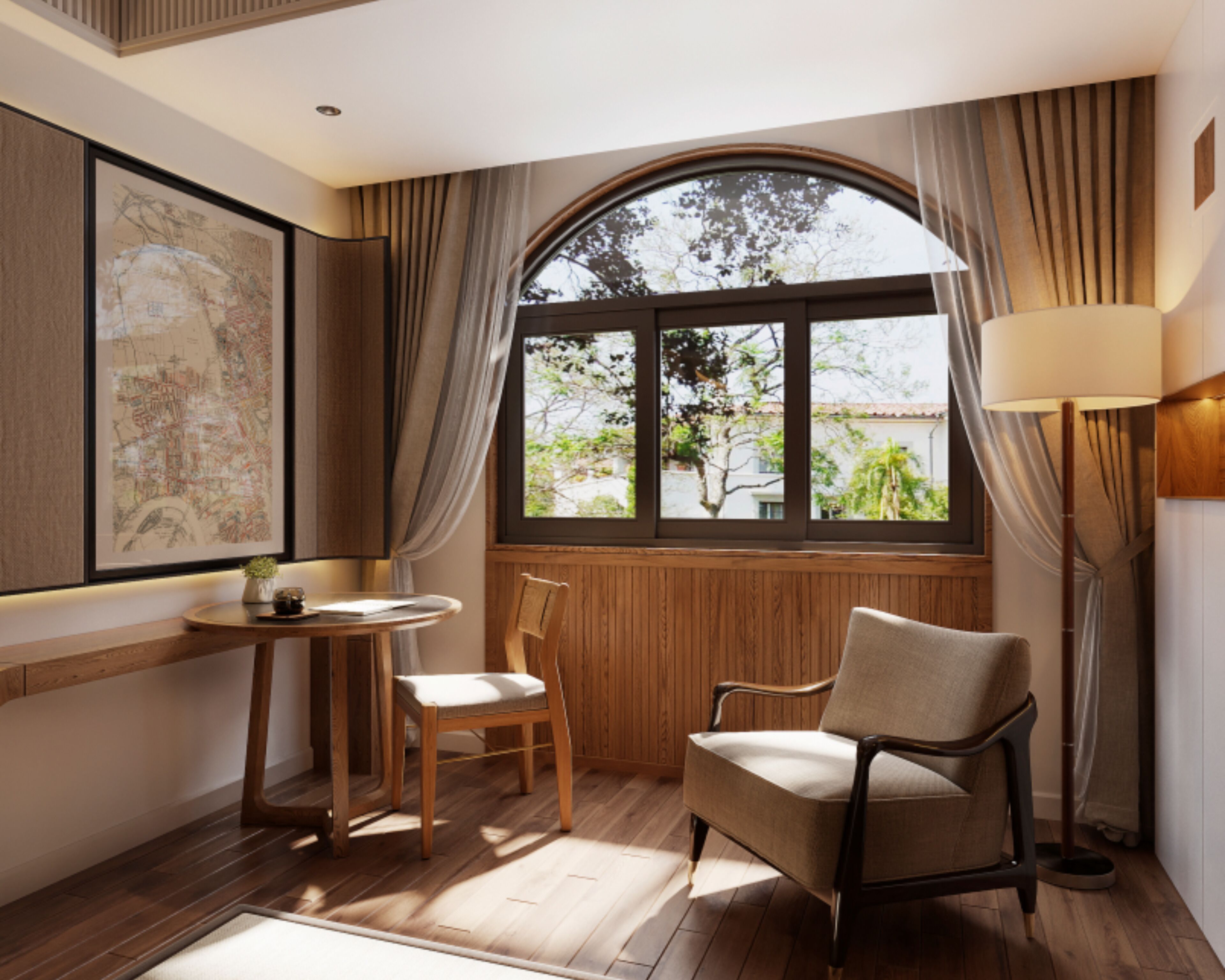 premier double room, garden view | view from room