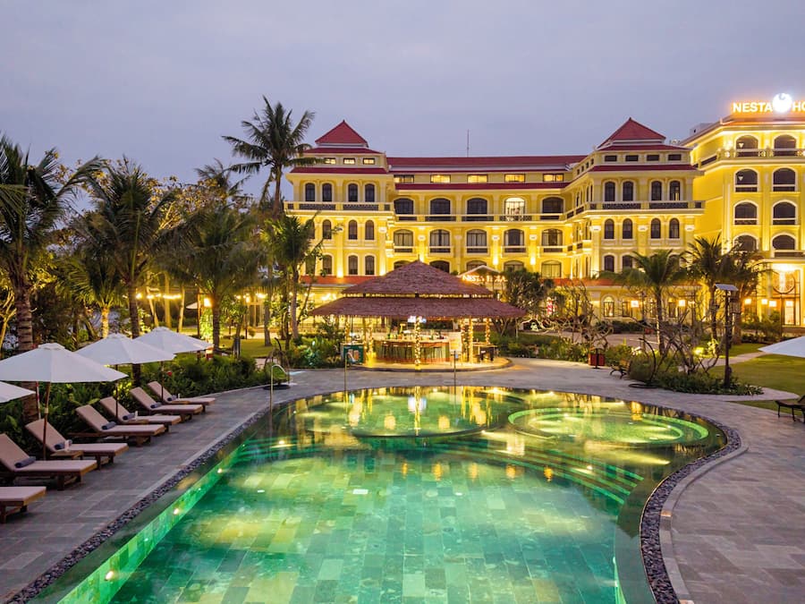 Fachada da propriedade