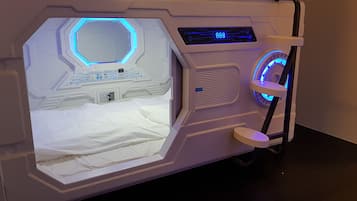 Laptop workspace, iron/ironing board, free WiFi, bed sheets