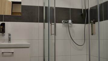 Free toiletries, hair dryer, towels