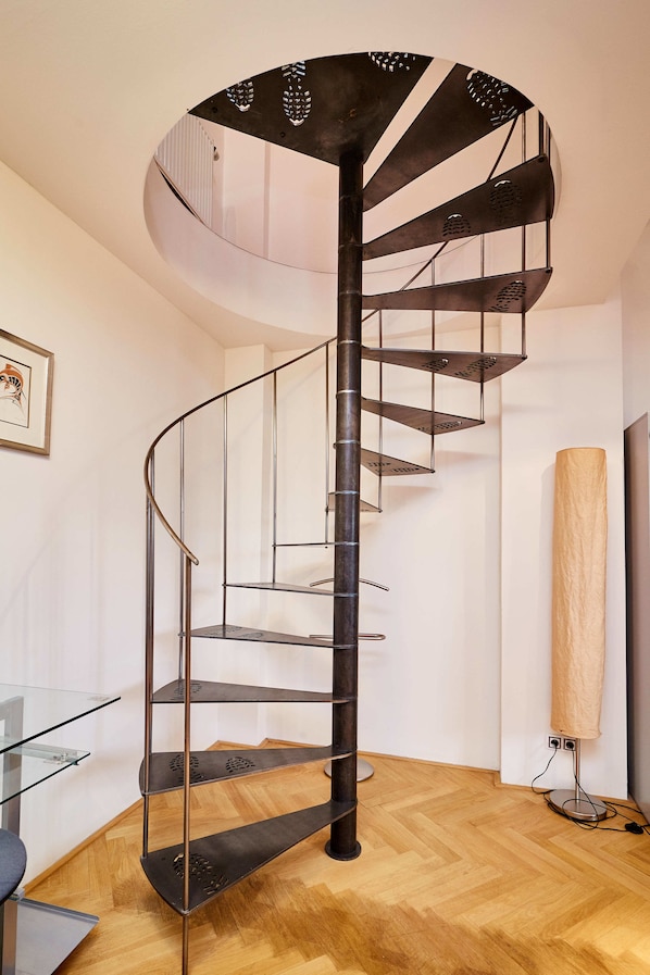 Design Duplex, 1 Double Bed, Tower | Living area | Flat-screen TV