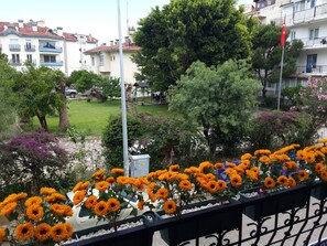 Blick von der Unterkunft