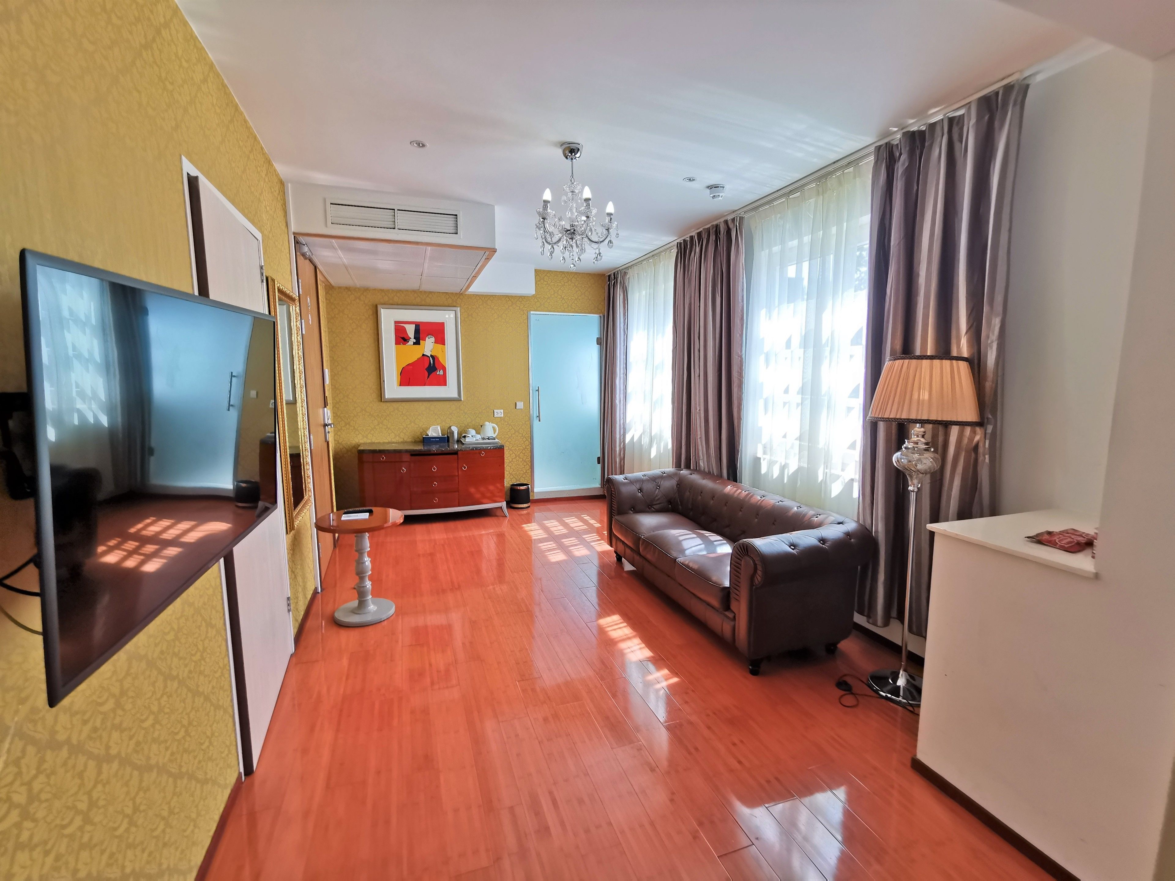 family room, 3 bedrooms (not accessible by elevator) | living area | flat-screen tv