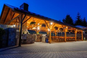 Front of property – evening/night