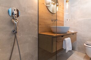 Deluxe-Zimmer, Meerblick | Badezimmer