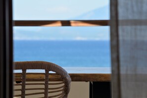 Panoramic Suite, 2 Bedrooms, Sea View | Premium bedding, memory foam beds, minibar, individually decorated - Sunrise Hotel (Samos)