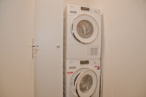 Free toiletries, hair dryer, towels