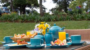 Opções para refeição ao ar livre