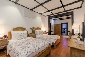 Chambre Luxe, vue jardin, rez-de-chaussée