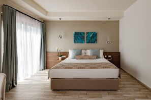 ห้องพรีเมียมสวีท, วิวทะเล | ผ้าปูที่นอน Frette จากอิตาลี, เครื่องนอนระดับพรีเมียม