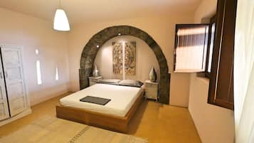 Departamento, 1 habitación (Dammuso Rondini) | Ropa de cama de alta calidad y escritorio
