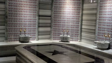 Couples treatment rooms, sauna, steam room, Turkish bath