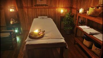 Massage på stranden, massage-/behandlingsrum