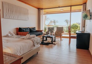 Blick von der Unterkunft