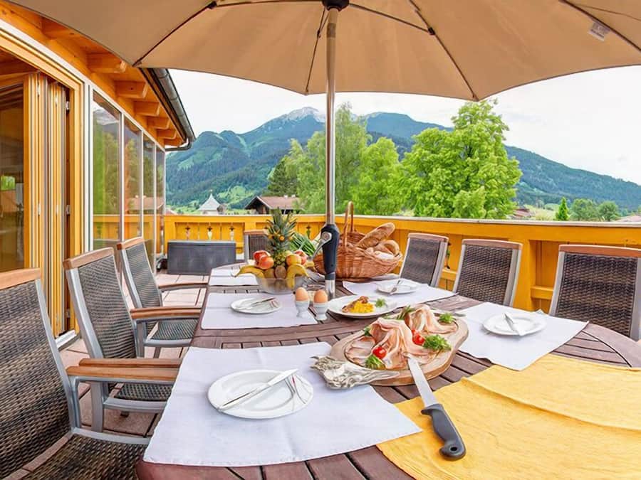 LĂ€genhet Superior - 3 sovrum - utsikt mot bergen | Terrass/Patio