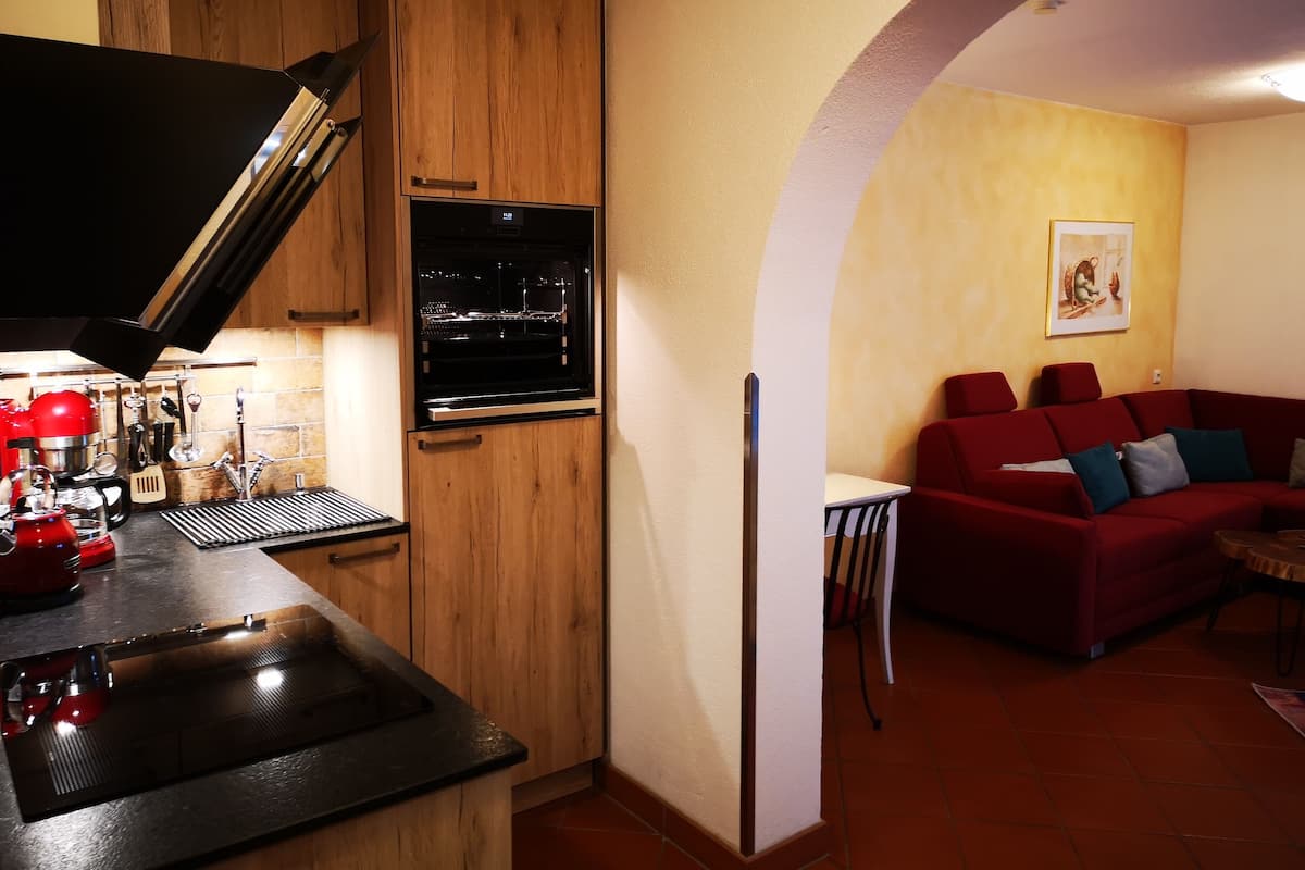 Comfort Apartment, 2 Bedrooms, Mountain View | Private kitchen