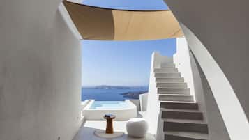 Executive Villa, 2 Bedrooms, Jetted Tub (Cave) | Terrace/patio