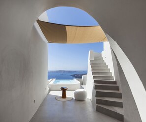 Executive Villa, 2 Bedrooms, Jetted Tub (Cave) | Terraço/pátio