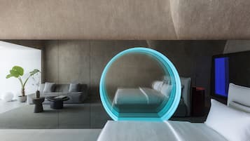 Luxury Villa, 1 Bedroom, Jetted Tub (Cloud) | Frette Italian sheets, premium bedding, pillow-top beds, in-room safe