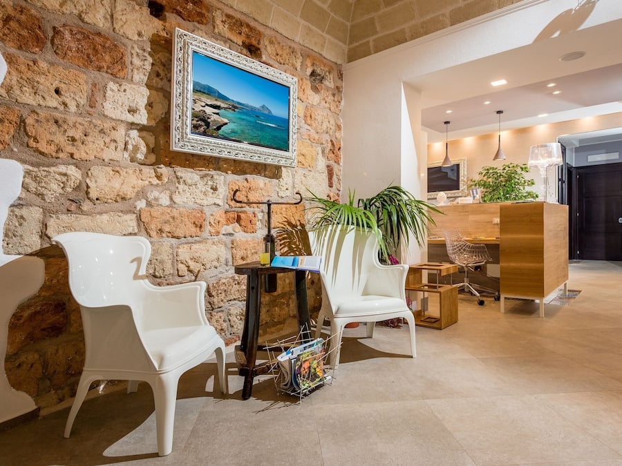 Sala de estar en el lobby