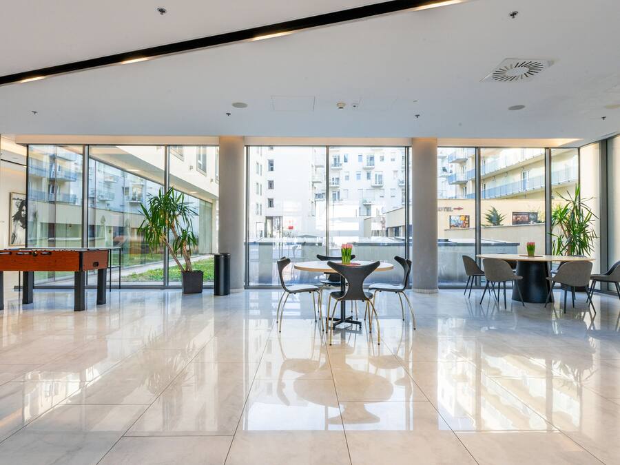 Sala de estar en el lobby