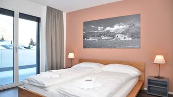 2 Schlafzimmer, Verdunkelungsvorhänge, Bügeleisen/Bügelbrett