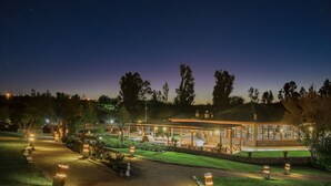 Front of property – evening/night - Hacienda Santa Cristina (Ovalle)