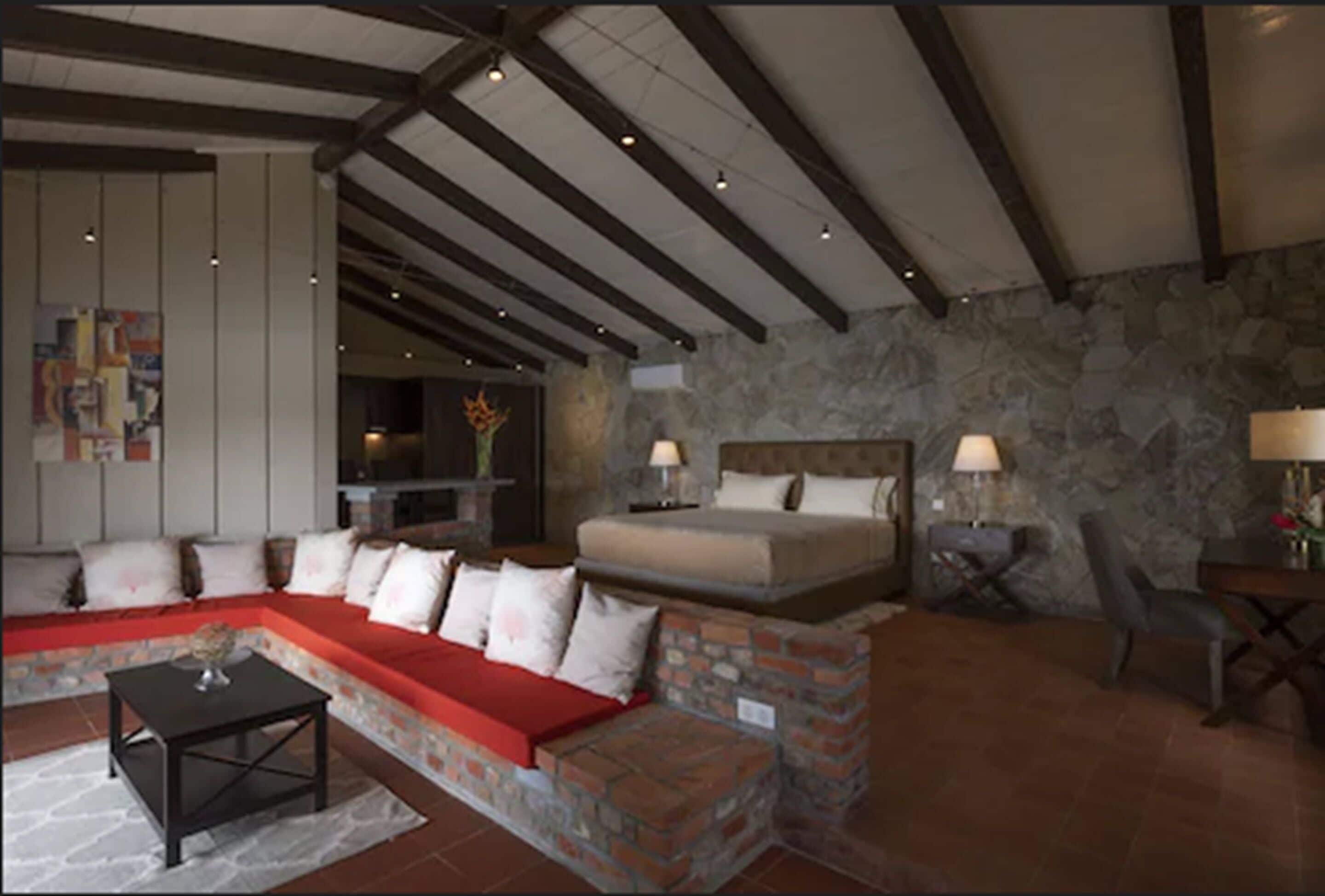 deluxe double room, 1 king bed, kitchenette, ocean view | private kitchen | fridge, microwave, stovetop, coffee/tea maker