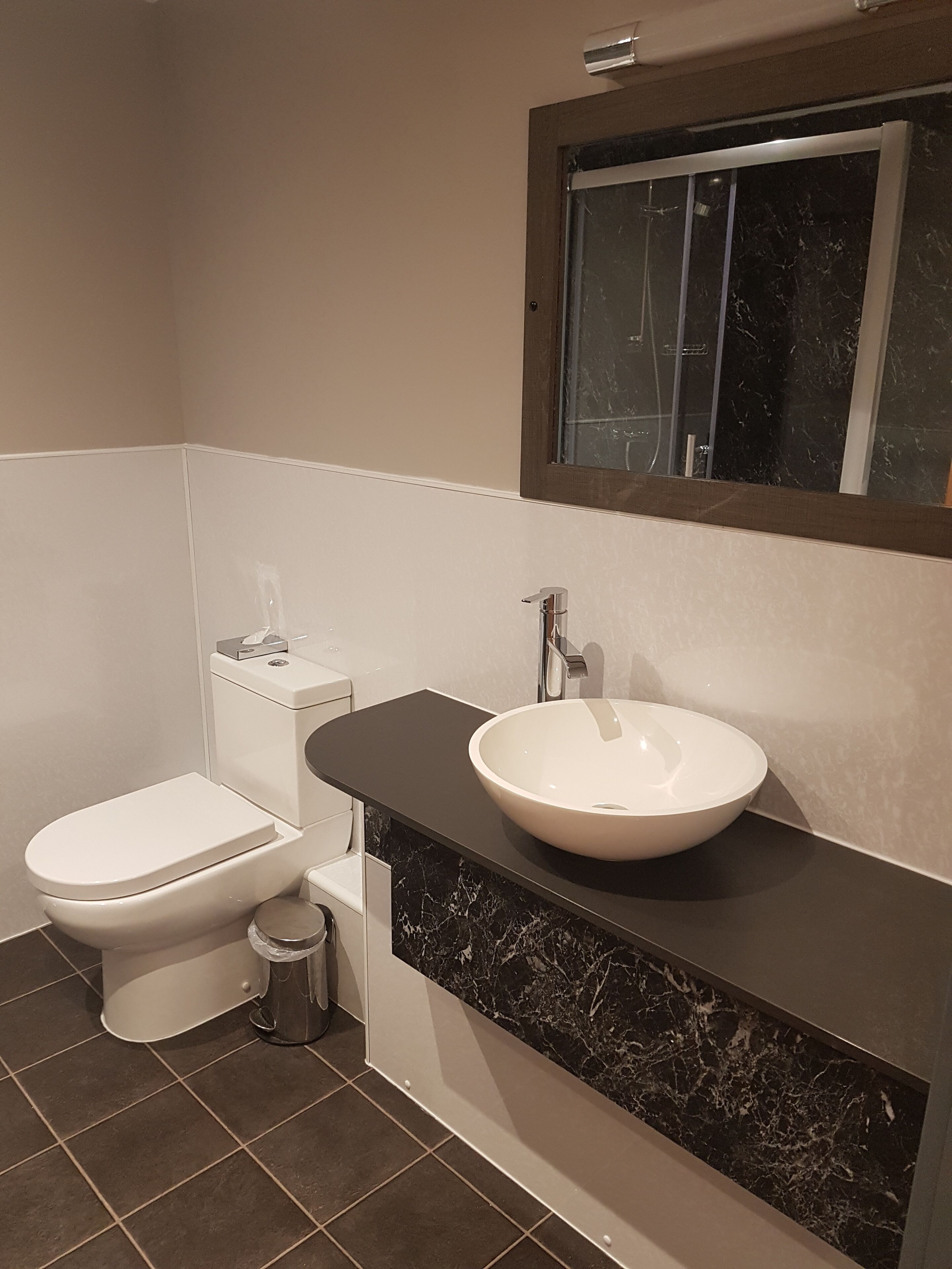 free toiletries, hair dryer, towels