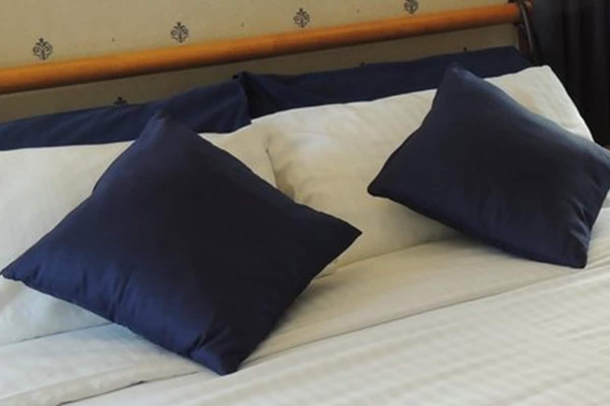 Een bureau, een strijkplank/strijkijzer, gratis wifi, beddengoed