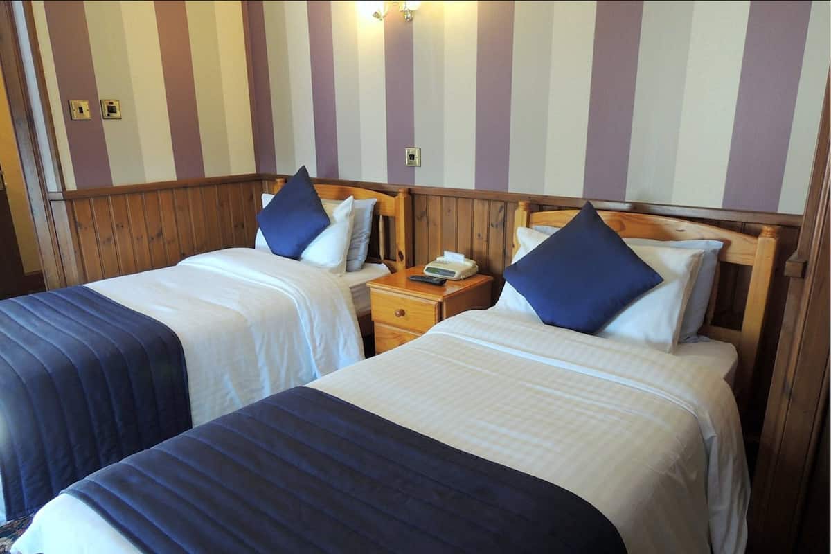 Twin Room | Desk, iron/ironing board (on request), WiFi (free), bed sheets