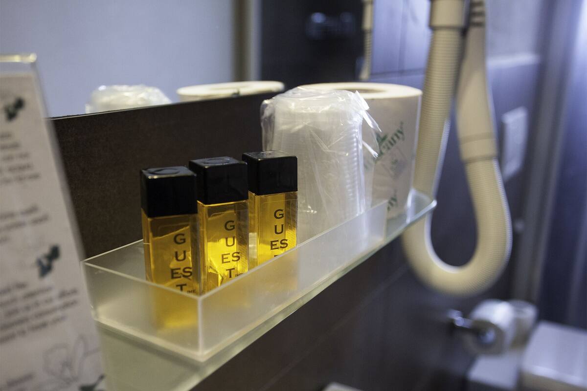 shower, bidet, towels