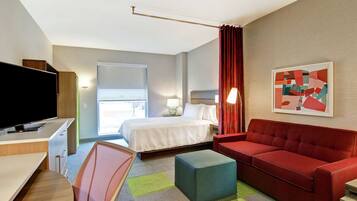 1 quarto, escrivaninha, espaço de trabalho para notebook