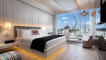 Coffres-forts dans les chambres, rideaux occultants