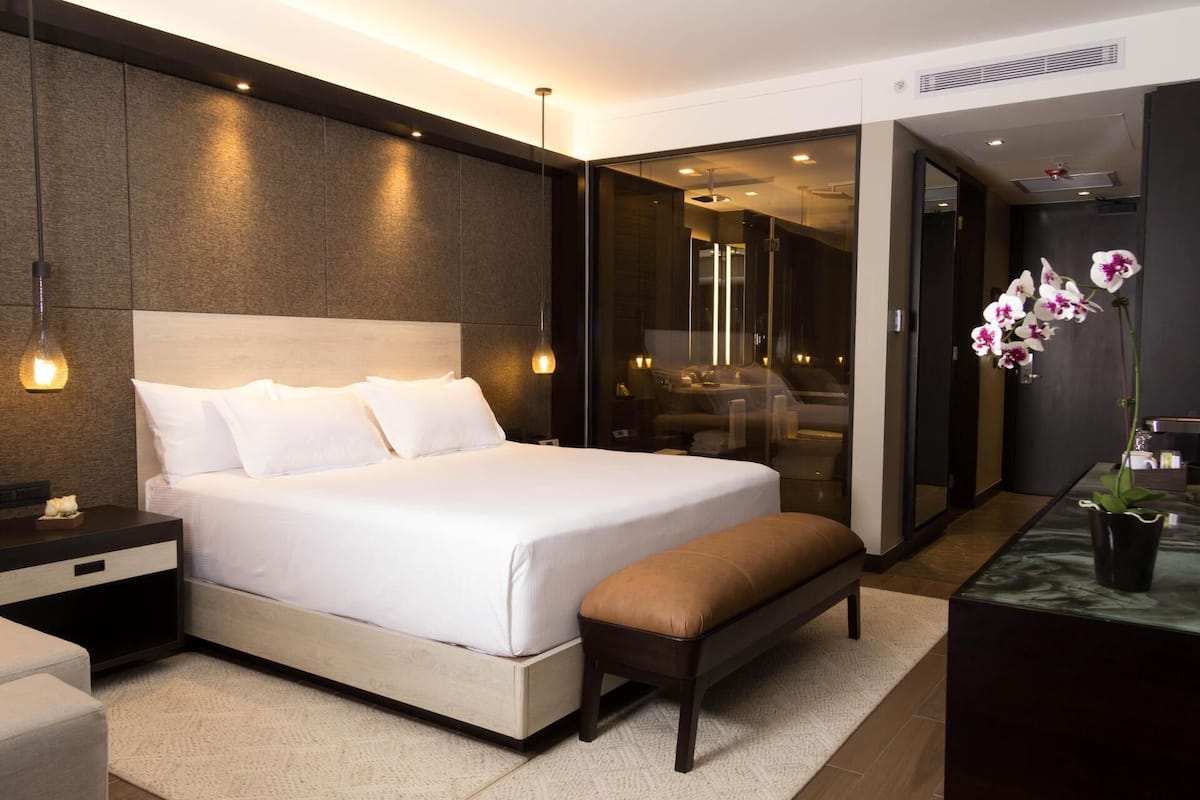 1 dormitorio, sábanas de algodón egipcio, ropa de cama de alta calidad