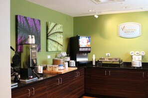 Petit déjeuner buffet compris tous les jours