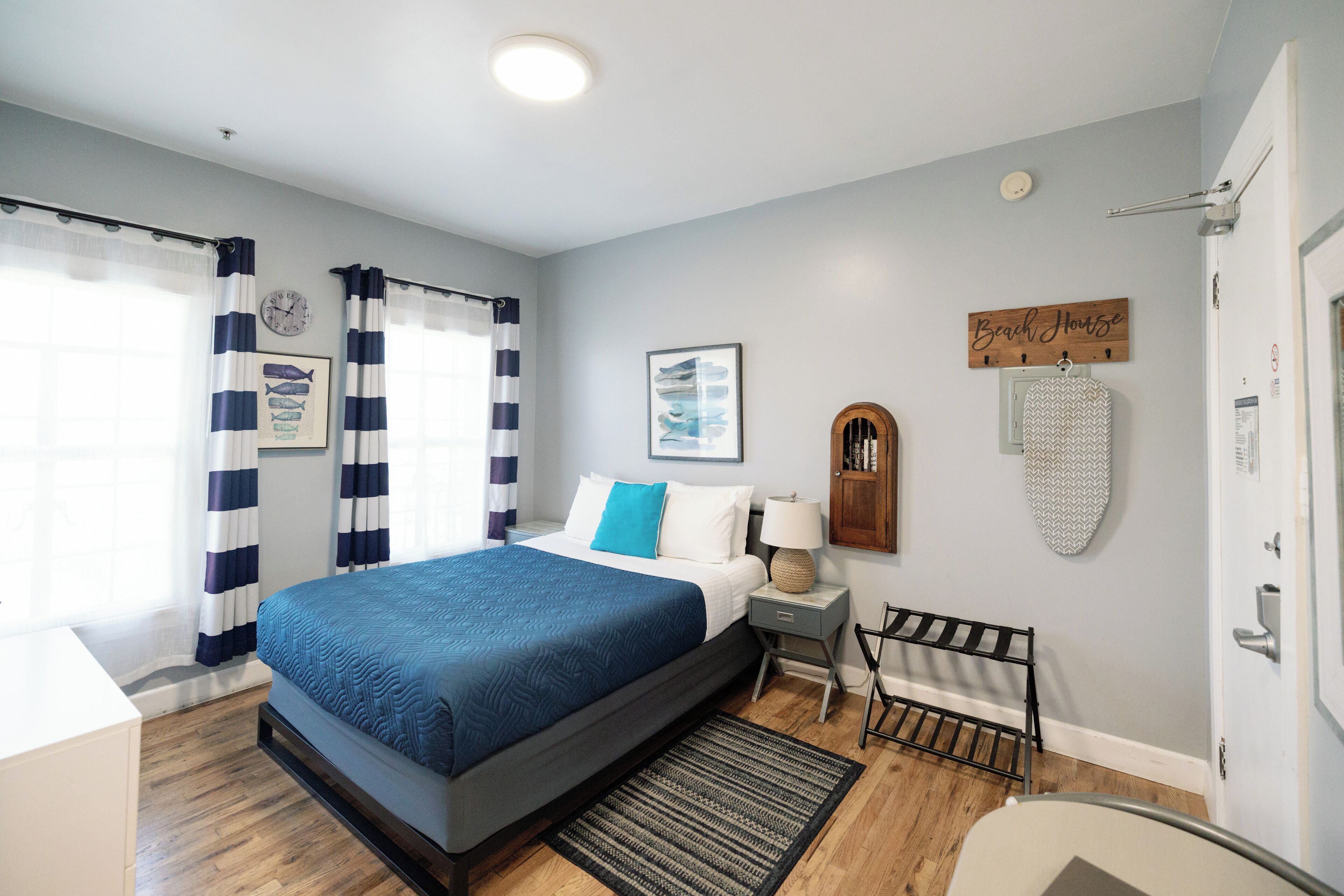 Seaside Studio Suite | Premium bedding, down comforters, memory foam beds, desk