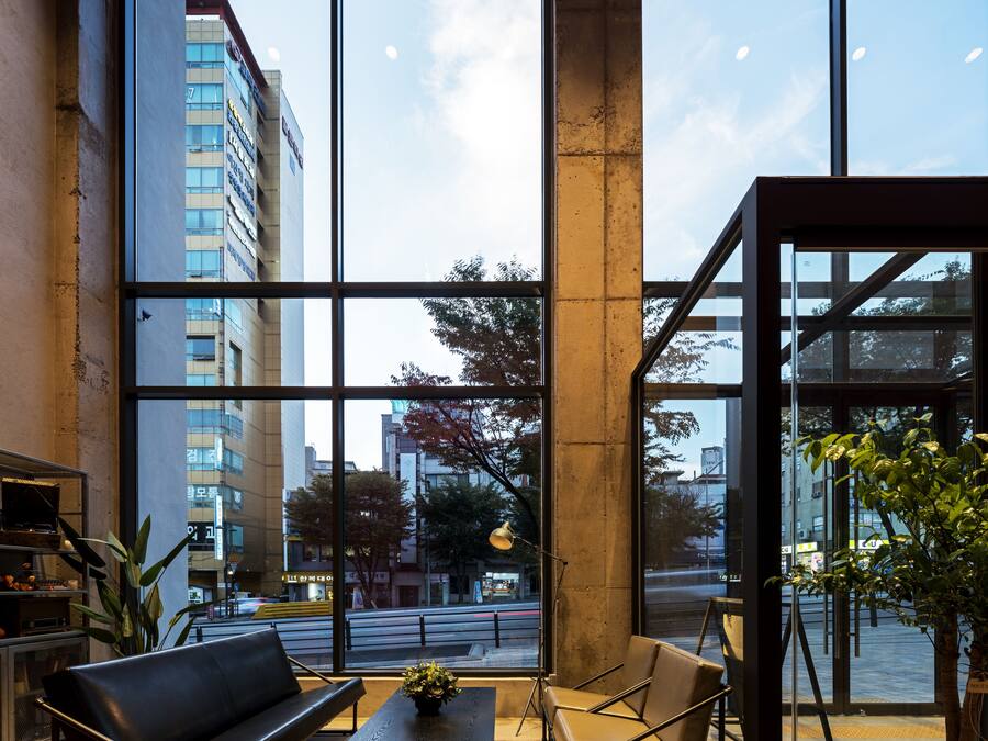 Sitzecke in der Lobby