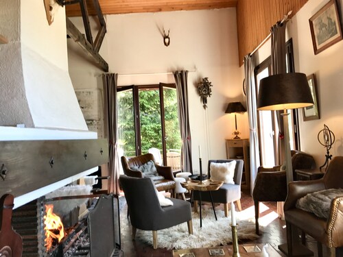 Large panoramic chalet in the Hautes Vosges: charm, sauna, fireplace & ridge views