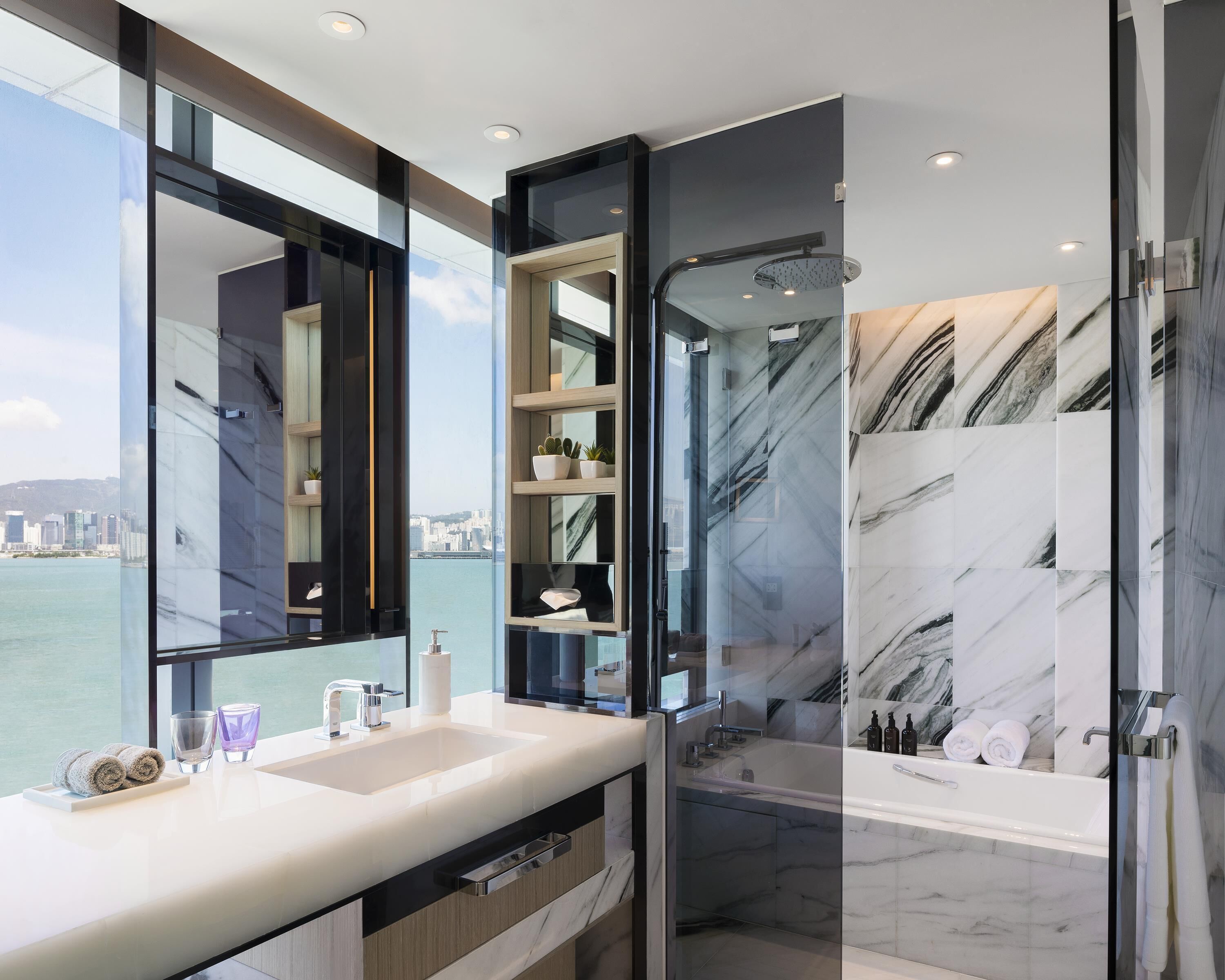 free toiletries, hair dryer, bathrobes, slippers