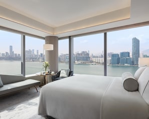 In-room safe, individually furnished, desk, laptop workspace - Hyatt Centric Victoria Harbour Hong Kong (Hong Kong)